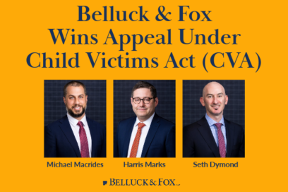 Belluck Law Wins Appeal Under Child Victims Act (CVA)