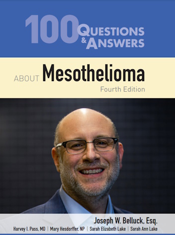 mesothelioma book cover image - 100 Questions & Answers about Mesothelioma - Fourth Edition.