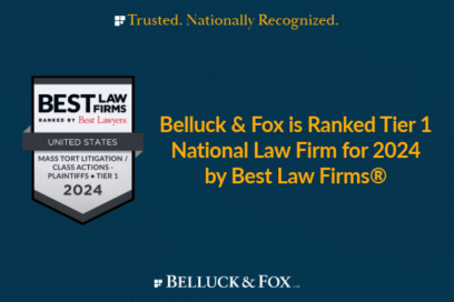 Belluck Law, LLP has been Named in the 2024 Best Law Firms® for Mass Tort Litigation by Best Law Firms® for the 14th Edition