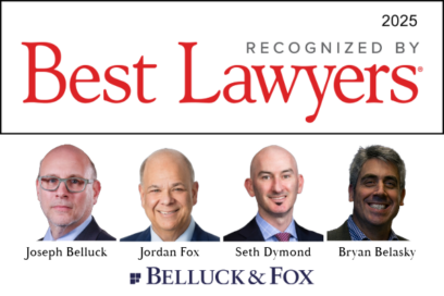 Joe Belluck, Seth Dymond, and Bryan Belasky Named Best Lawyers in America